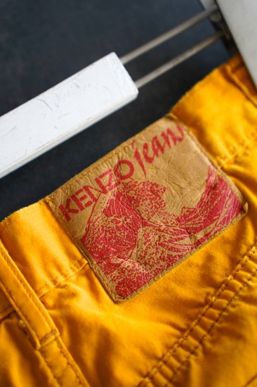 WOMEN LILY1ST VINTAGE 1980's French Color Pants by KENZO Jeans