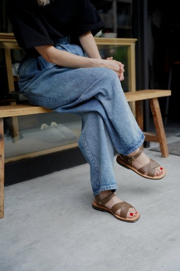 WOMEN DEAD STOCK 70'S FRENCH ARMY デザートサンダル