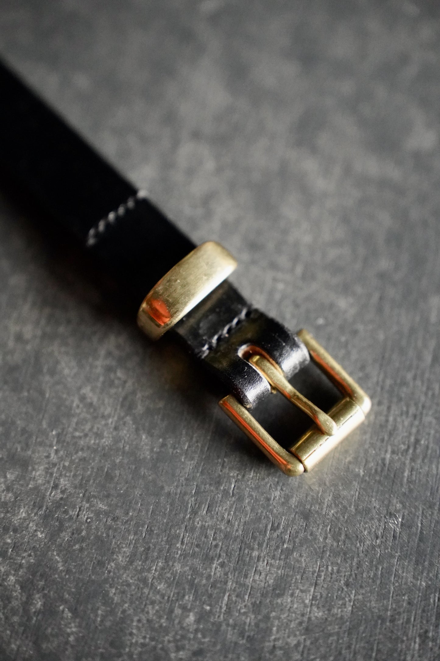 MEN HERALDIC BELTS ヘラルディックベルト 3/4 INCH BRIDLE LEATHER BELT