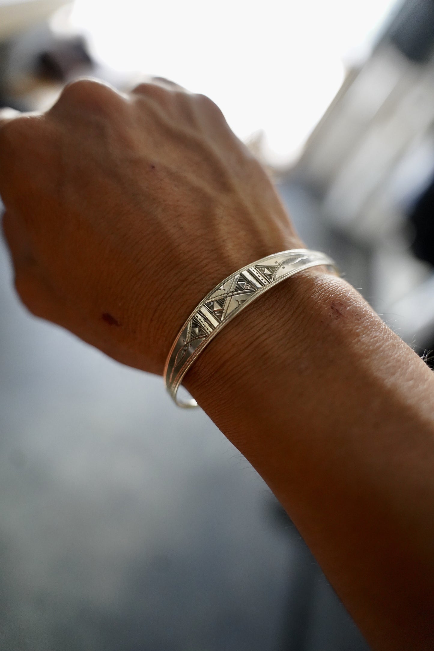 MEN TUALEG SIVER Bangle 01