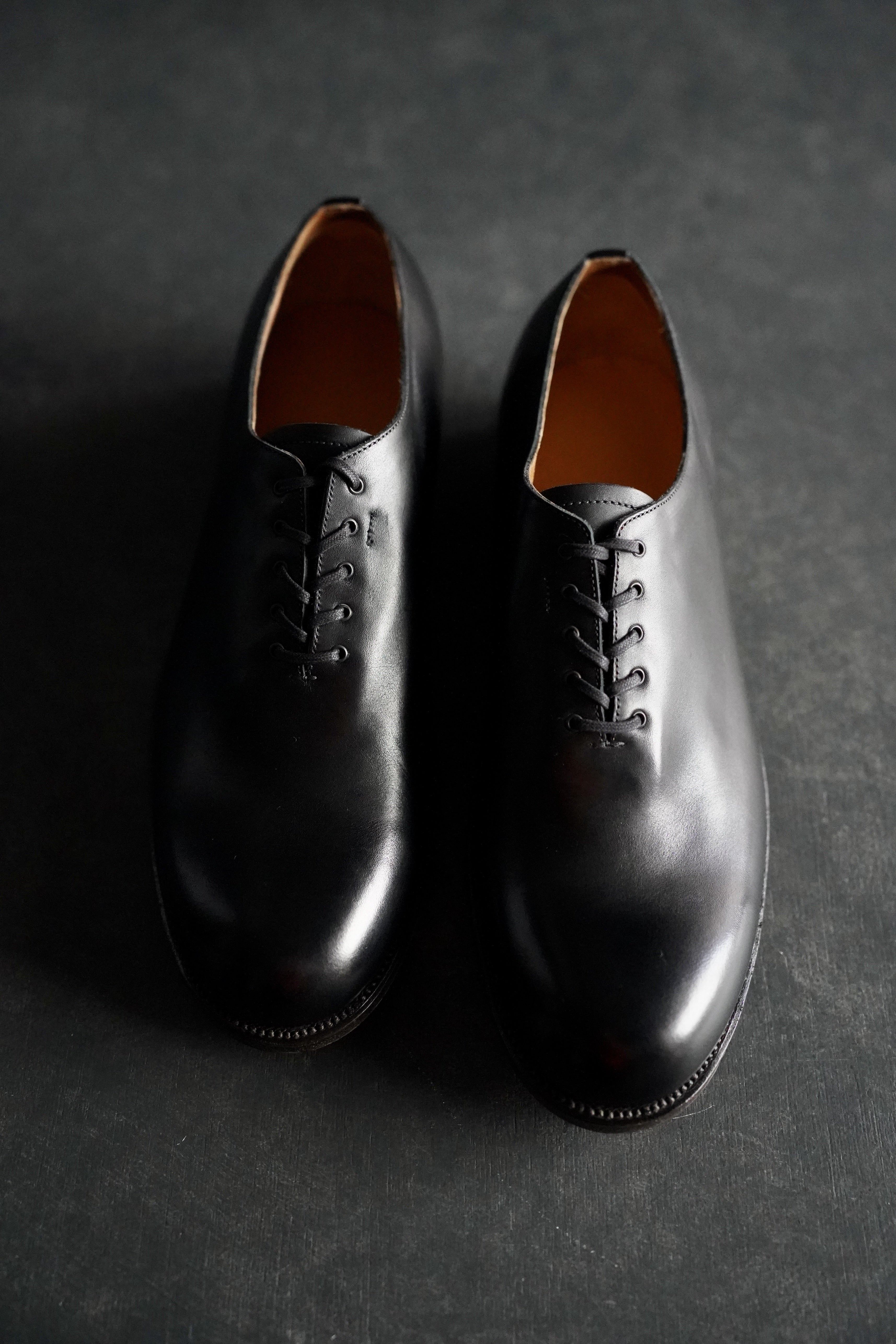 forme 革靴　size61/2(27cm相当)ホールカットシューズ