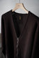 MEN　BATONER / バトナー　CHOMA HIGH COUNT RIB V ZIP CARDIGAN