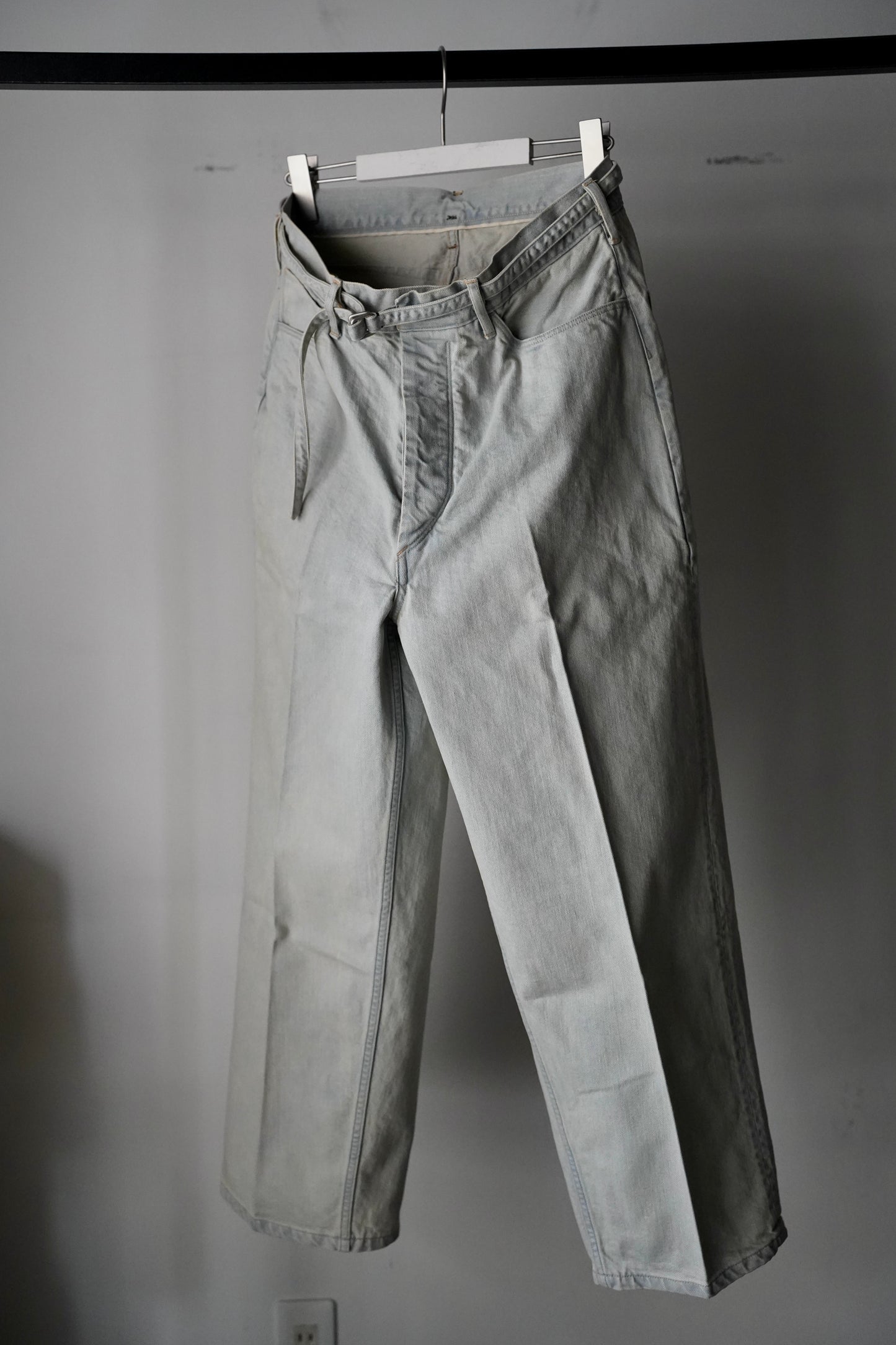 MEN　blurhms/ブラーム　12.9oz Denim Narrow Belted Pants