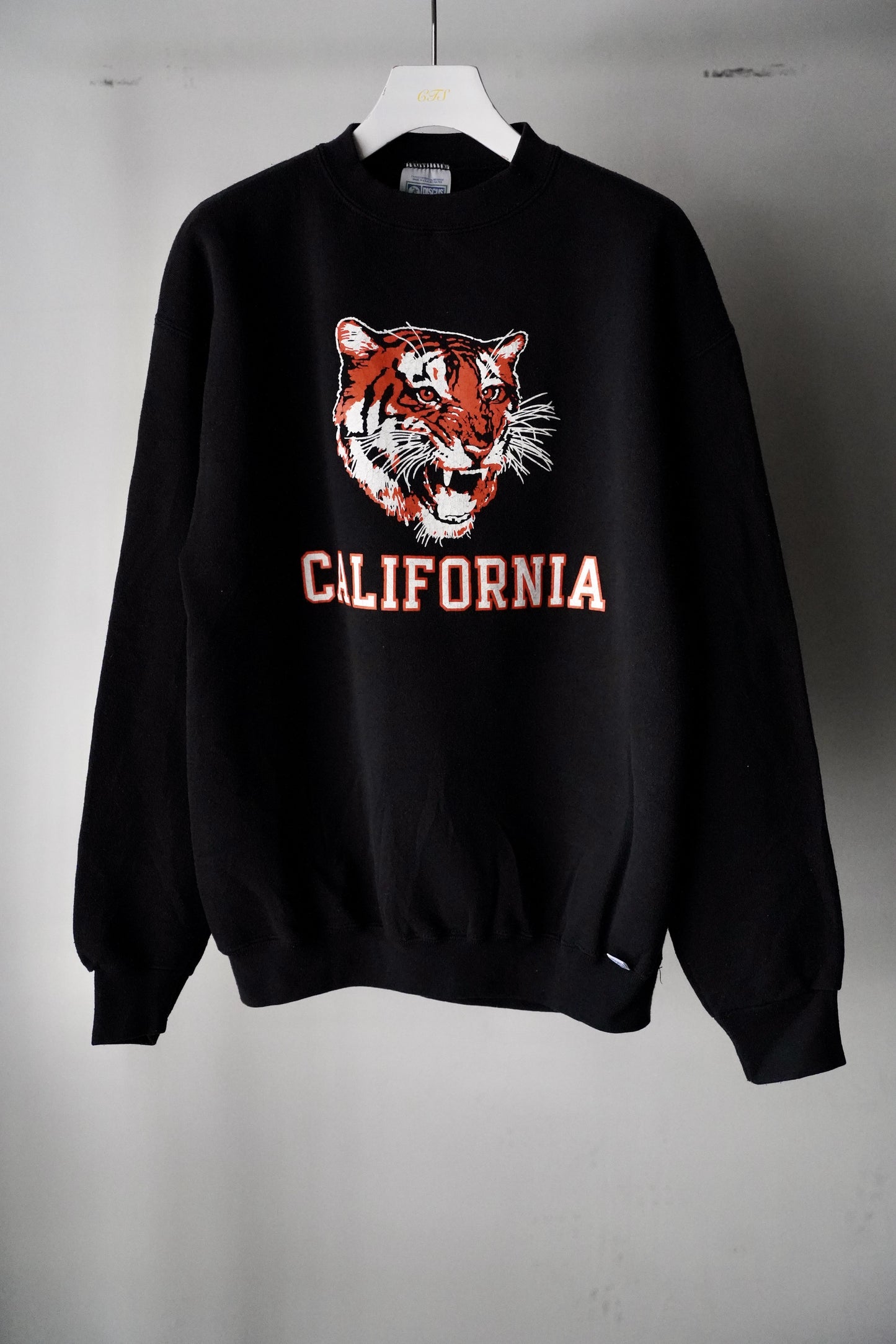 WOMEN　VINTAGE　CALIFORNIA TIGER SWEAT BLACK