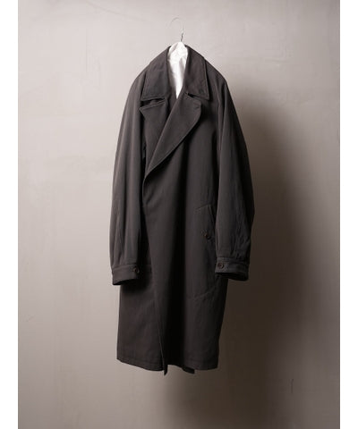 MEN　MAATEE & SONS　OVERCOAT GRAYSHAMBRAY
