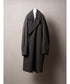 MEN　MAATEE & SONS　OVERCOAT GRAYSHAMBRAY