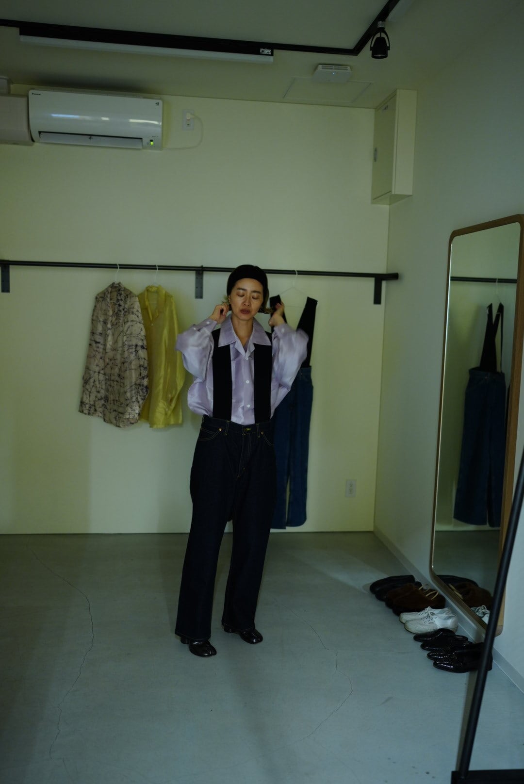 WOMEN　TOO　PYJAMA bamboo purple