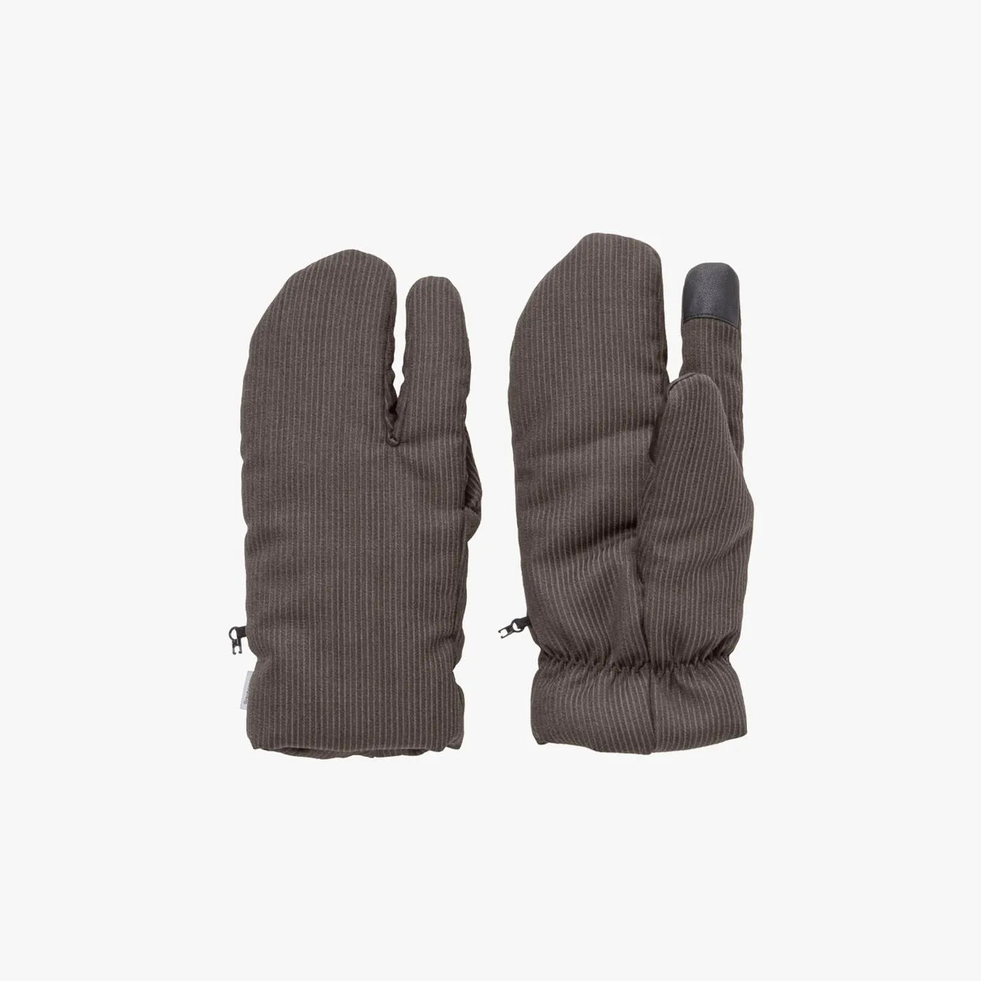 MEN　Graphpaper　Melange Pique 3-Finger Gloves
