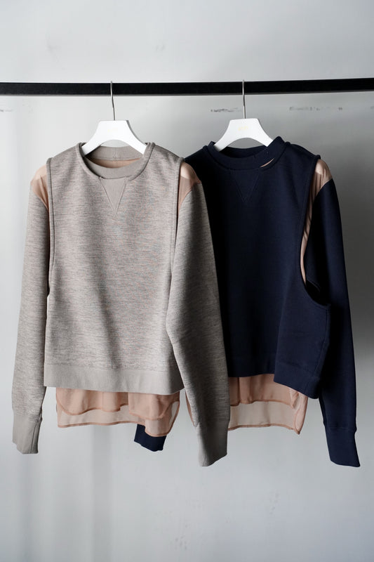 WOMEN　jonnlynx/ジョンリンクス　cotton wool urake doll pullover