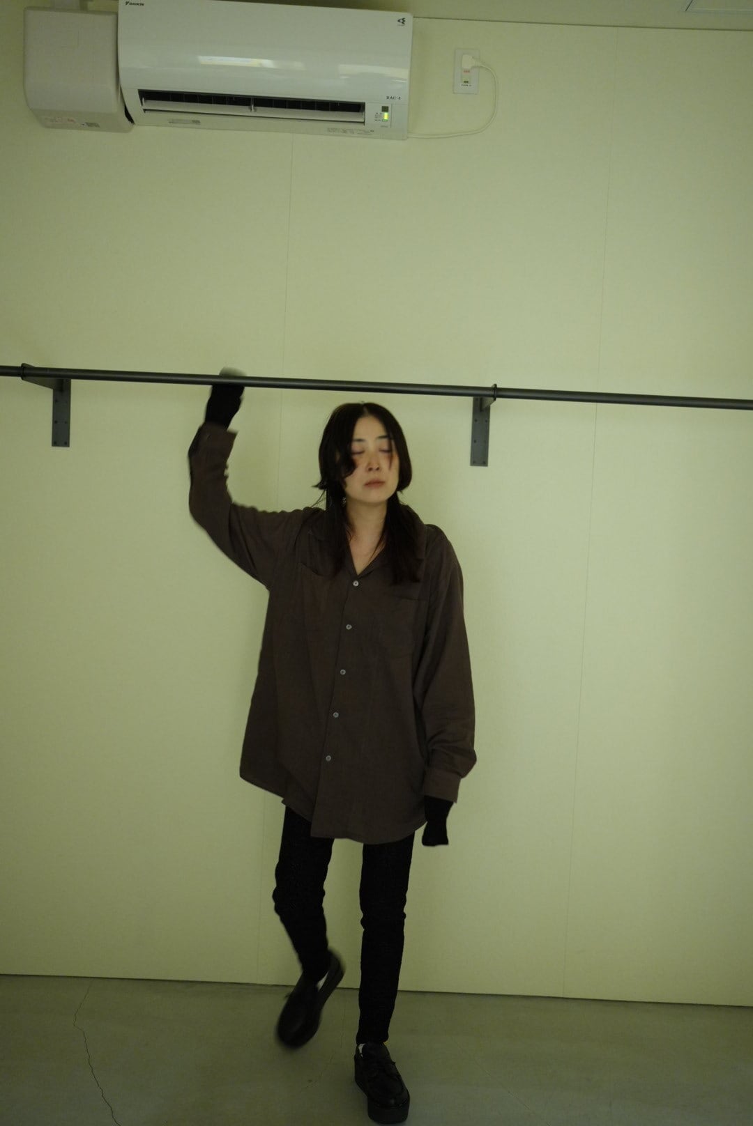 WOMEN　TOO　PYJAMA bamboo brown