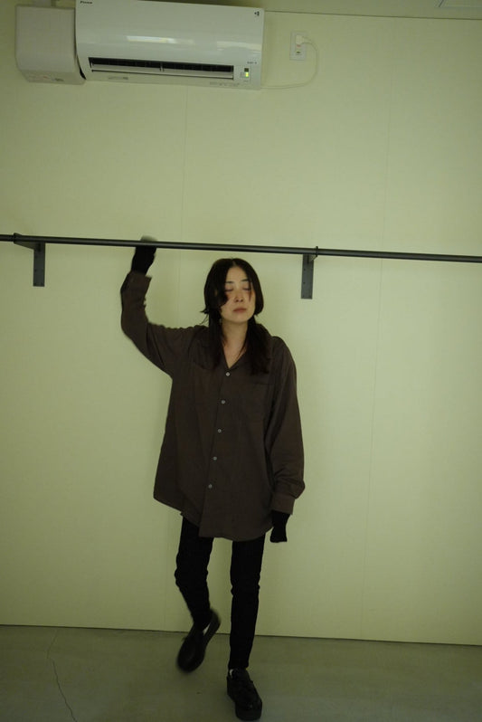 WOMEN　TOO　PYJAMA bamboo brown