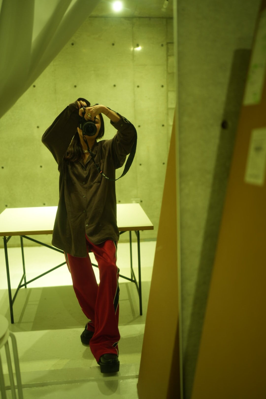 WOMEN　TOO　PYJAMA bamboo brown