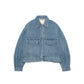 WOMEN　Graphpaper　Selvage Denim Zip Jacket / LIGHT FADE