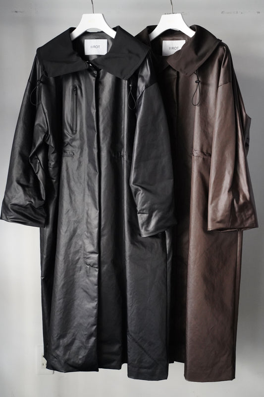 WOMEN　IIROT/イロット　Leather touch tech Coat