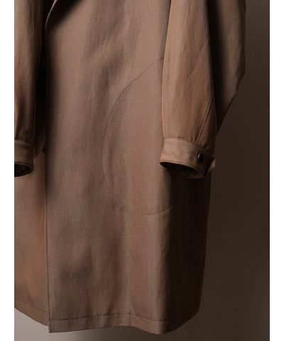 MEN　MAATEE & SONS　OVERCOAT 2:1GABA  KHAKIBEIGE