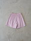 WOMEN　oll/オール　slow check double waist pants