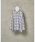 MEN　MAATEE & SONS　op collar shirts "RAYON SILK WHITE OMBRE""