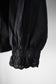 WOMEN　VINTAGE　1900-1920's Antique French Cotton Blouse black #3