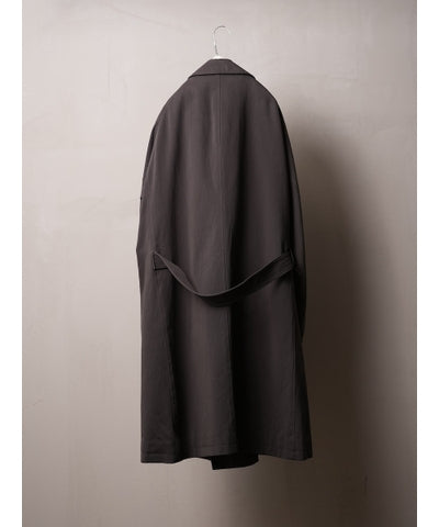 MEN　MAATEE & SONS　OVERCOAT GRAYSHAMBRAY