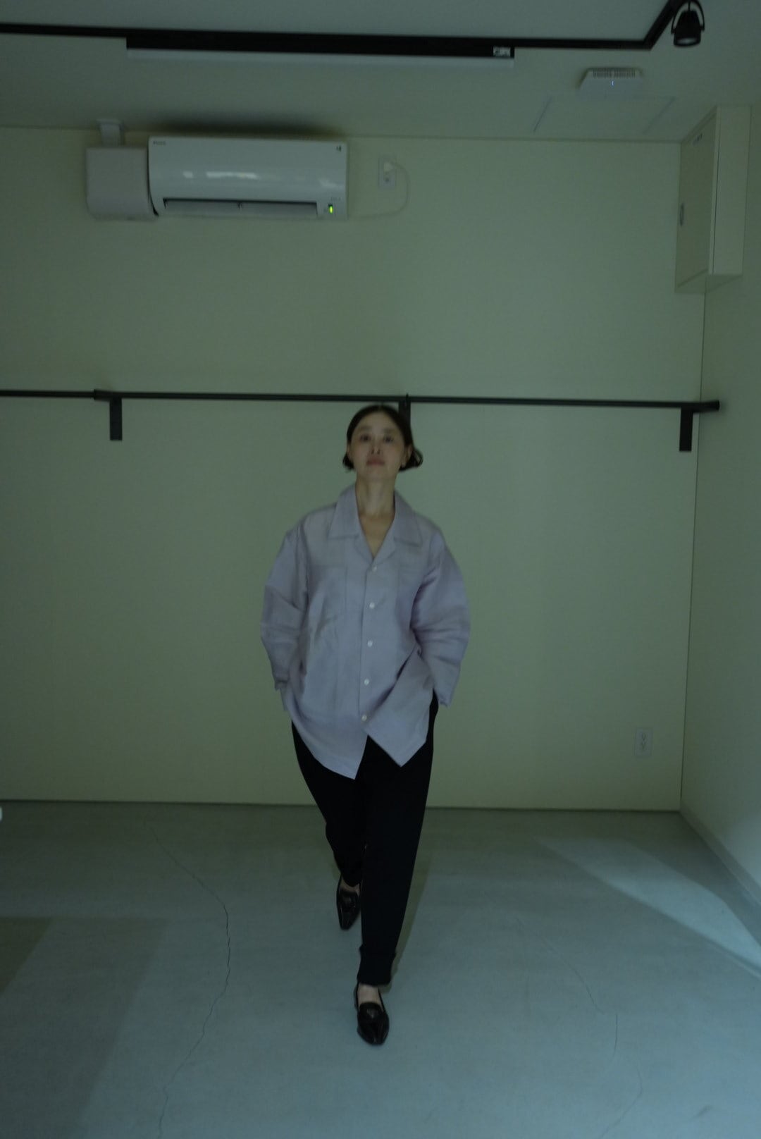 WOMEN　TOO　PYJAMA bamboo purple