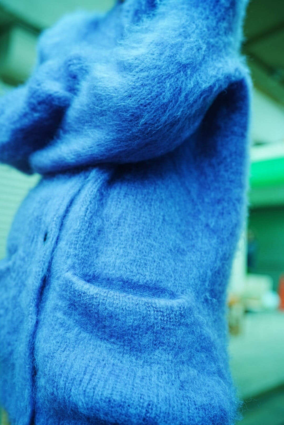 WOMEN　MOON TREE PLANET　Mohair Cardigan purple