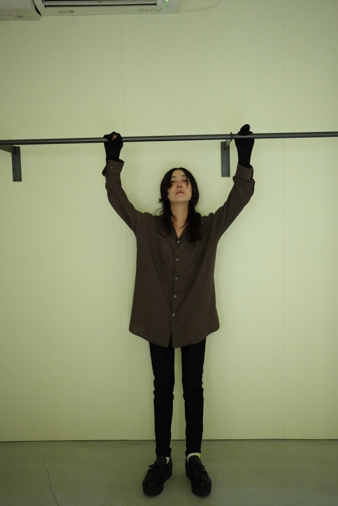 WOMEN　TOO　PYJAMA bamboo brown