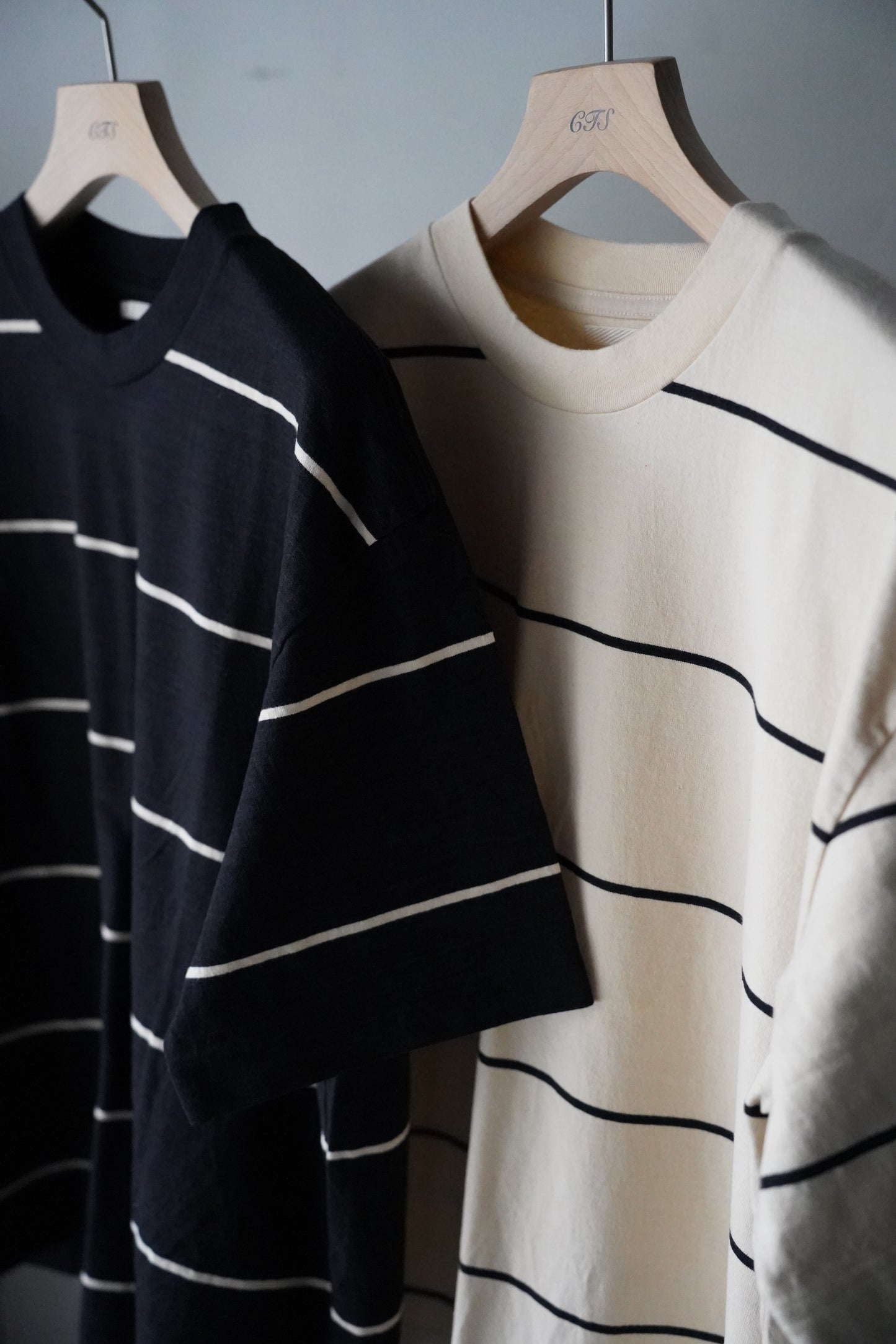 MEN　blurhms/ブラーム　C/NAPP Border Plain Tee