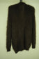 WOMEN　MOON TREE PLANET　Mohair Cardigan dark brown