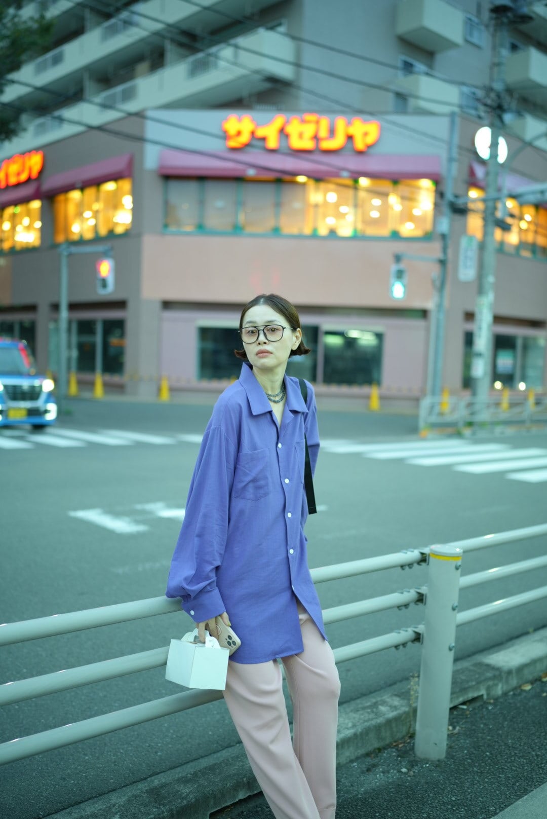 WOMEN　MOON TREE PLANET　Cord pants  pink/black