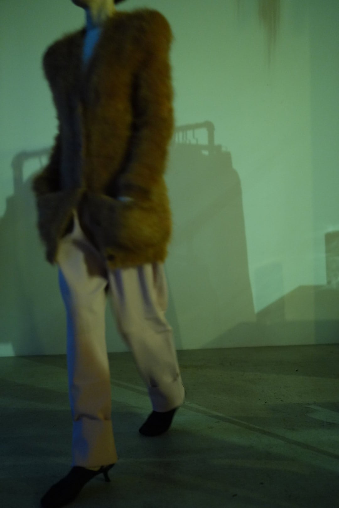 WOMEN　MOON TREE PLANET　Cord pants  pink/black