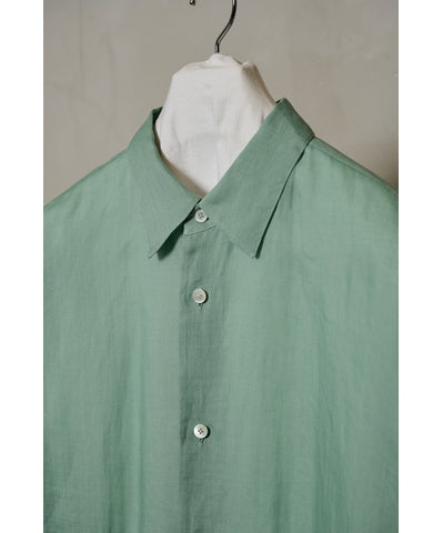 MEN　MAATEE & SONS　SHORT PONIT RAMIE SHIRTS