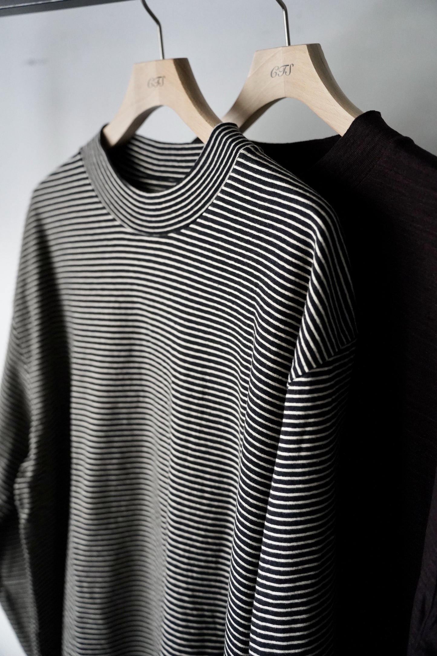 MEN　blurhms/ブラーム　C/NAPP Border L/S Plain Tee