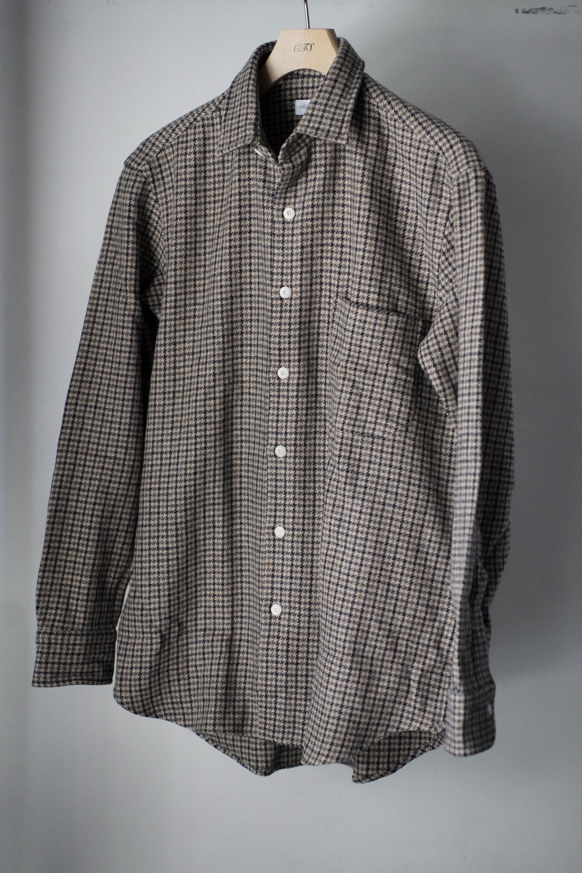 MEN Salvatore Piccolo / サルバトーレピッコロ Houndstooth Shirts