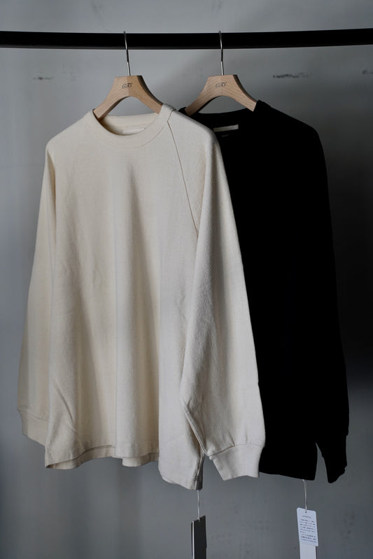 MEN　blurhms/ブラーム　Co/Silk Nep Raglan Tee