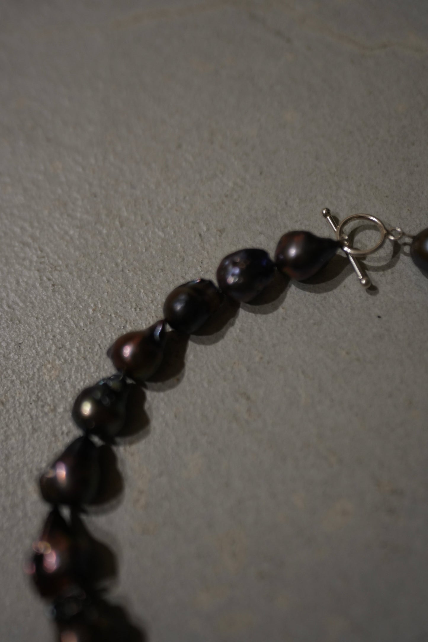 WOMEN　TOO　necklace OWN　black pearl