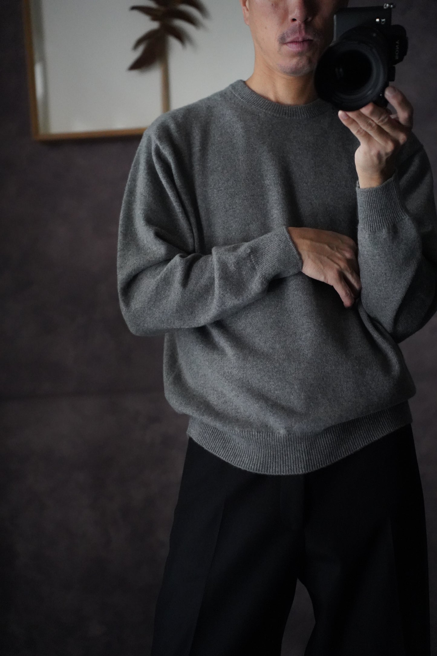 MEN　BATONER / バトナー　INNOCENT CASHMERE CREW NECK