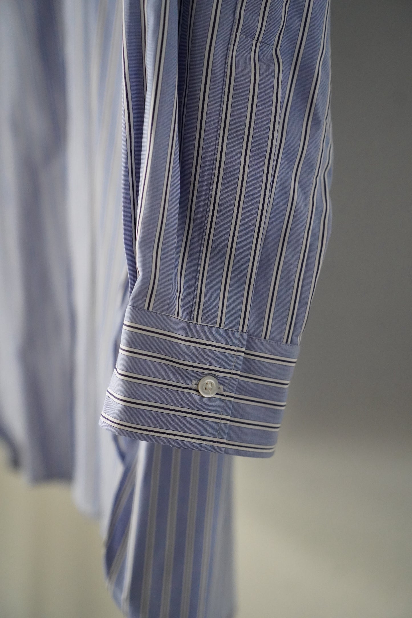 MEN　HEUGN / ユーゲン　Rob Band collar Blue Stripe