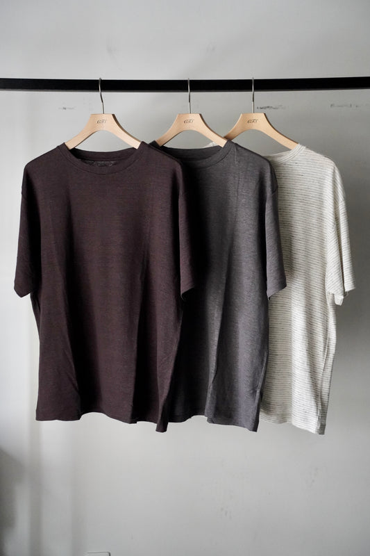 MEN　BATONER / バトナー　NORMANDY LINEN T-SHIRT