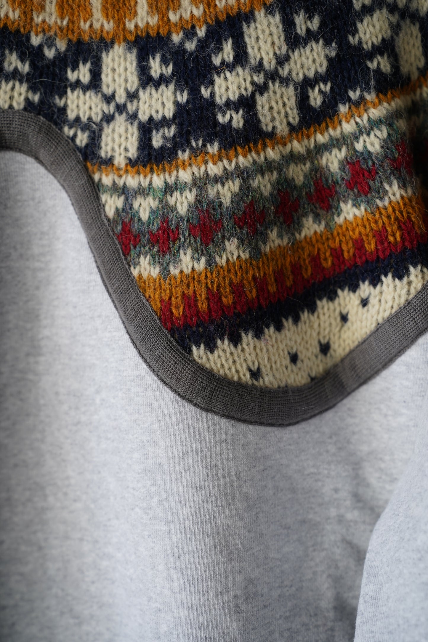 MEN/WOMEN　VIOLETTE ROOM　EX.REMAKE SWEAT  GRAY ⓷
