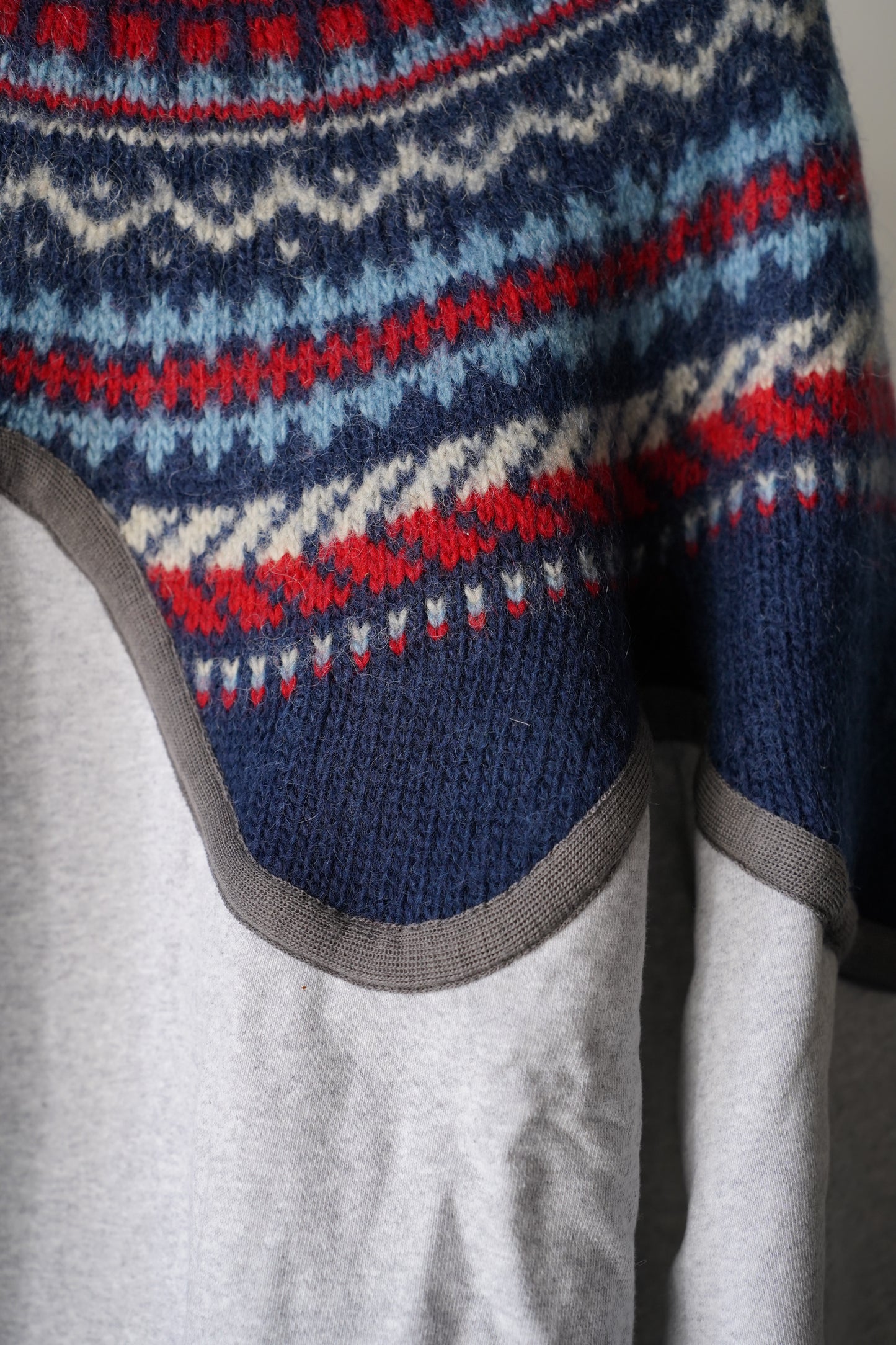 MEN/WOMEN　VIOLETTE ROOM　EX.REMAKE SWEAT  GRAY ⓺
