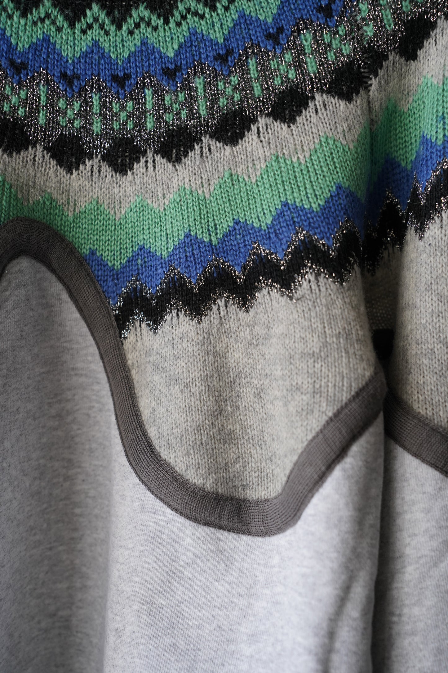 MEN/WOMEN　VIOLETTE ROOM　EX.REMAKE SWEAT  GRAY ⓽