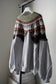 MEN/WOMEN　VIOLETTE ROOM　EX.REMAKE SWEAT  GRAY 　⑭
