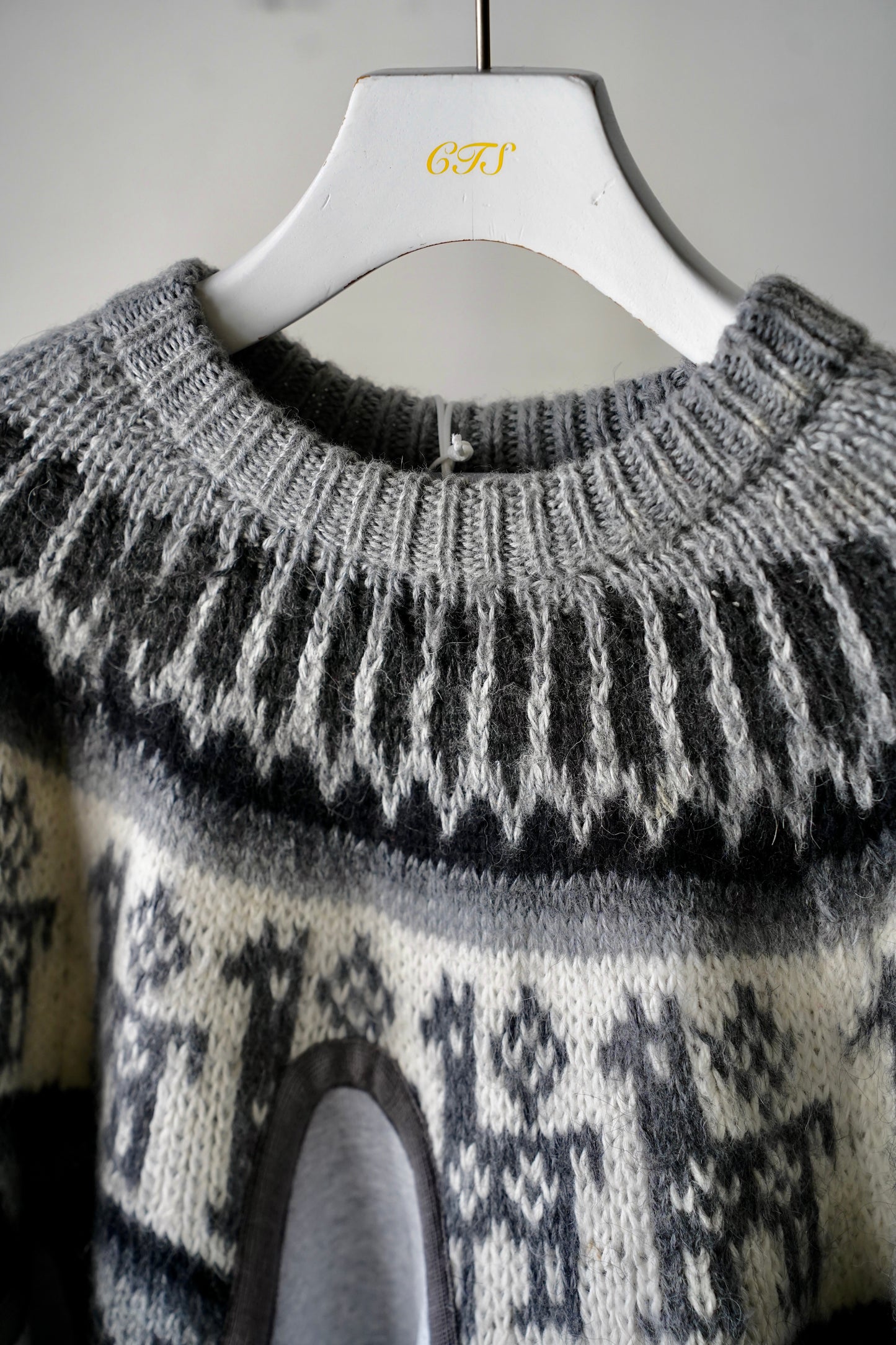 MEN/WOMEN　VIOLETTE ROOM　EX.REMAKE SWEAT  GRAY 　⑮
