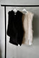 WOMEN　RYU KAGA  Asymmetrical Faux Fur Vest