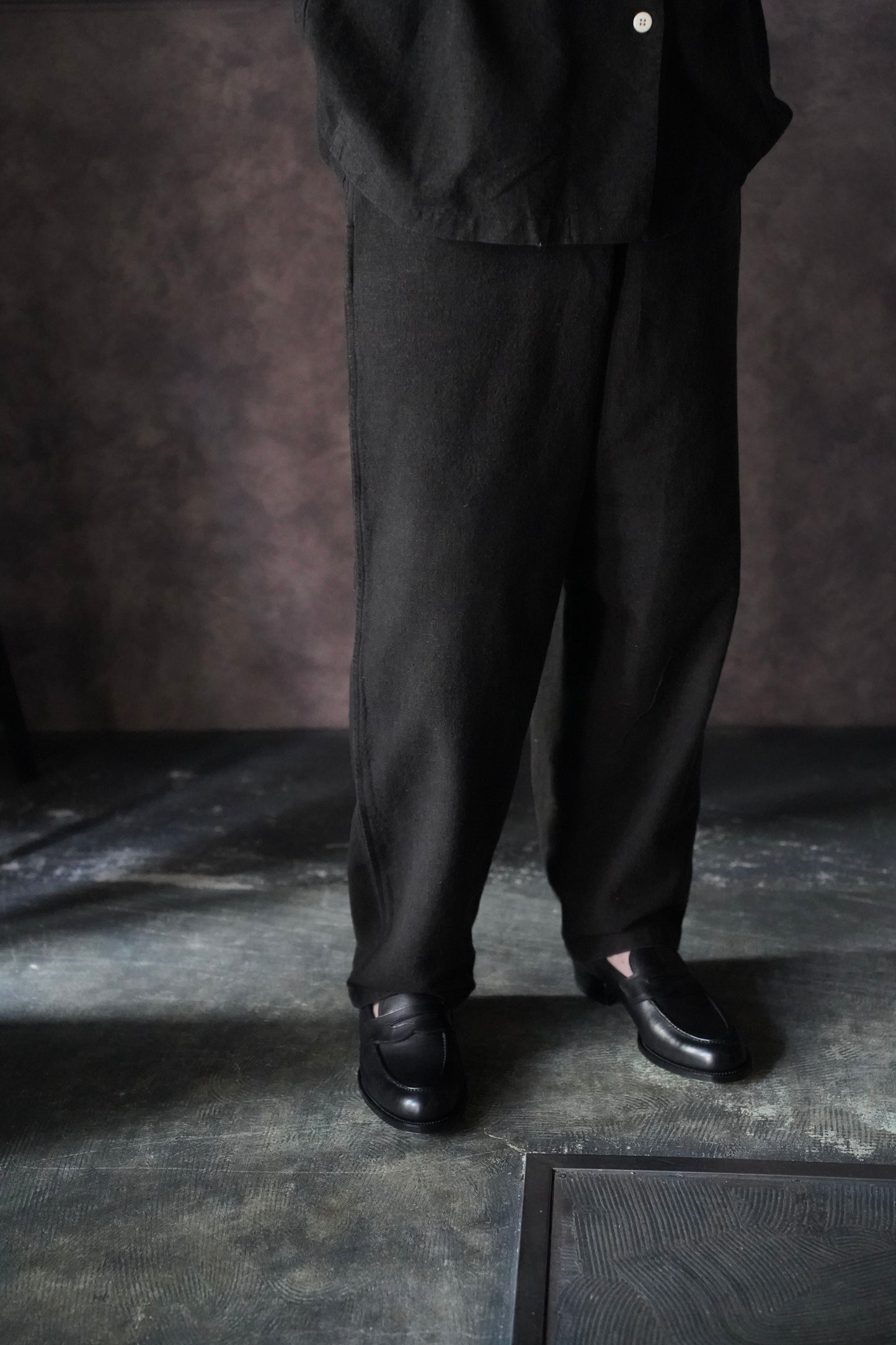 MEN　alvana / アルヴァナ 　HANDSPUN HEMP OVER EASY PANTS