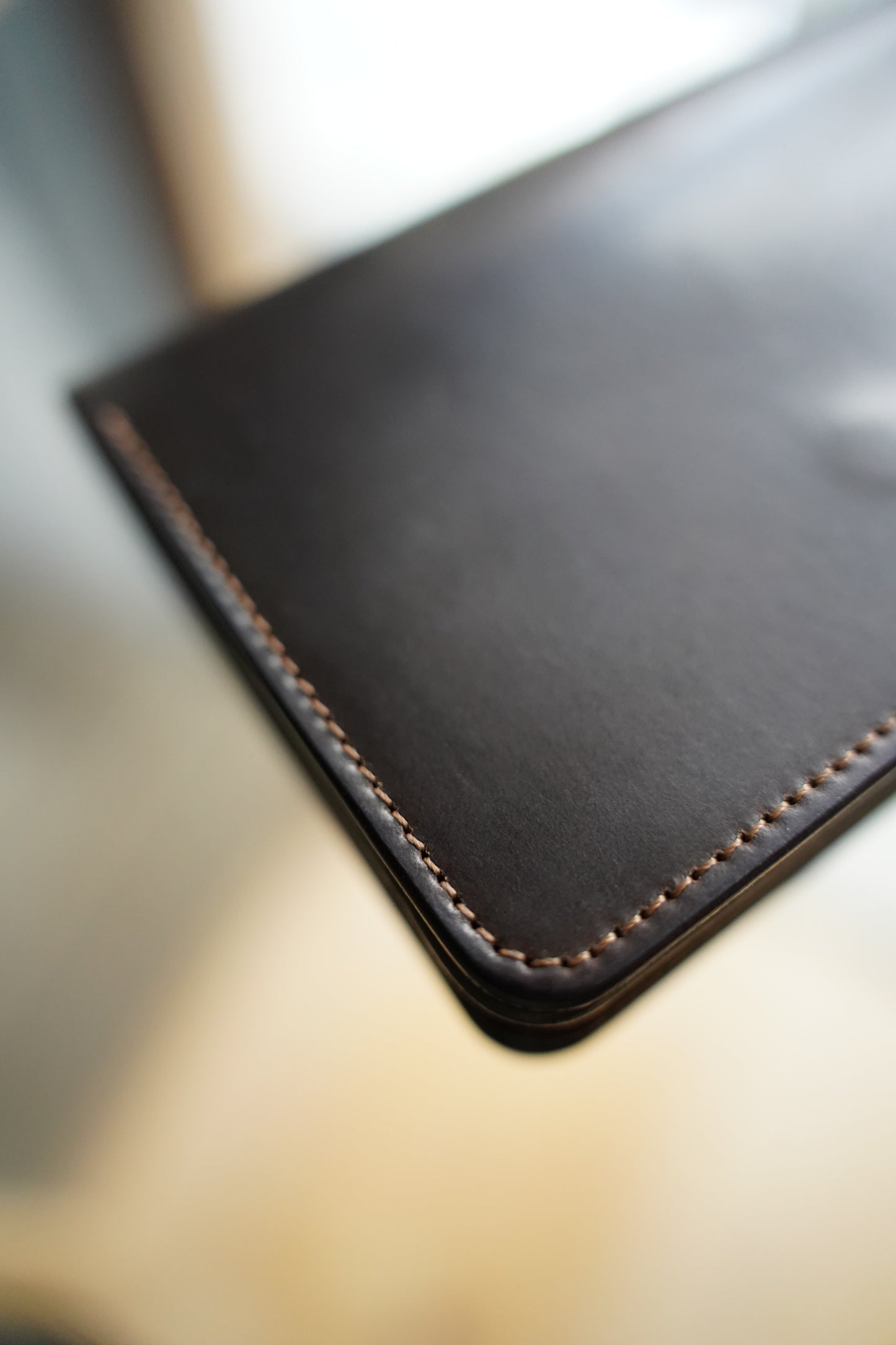 MEN　forme/フォルメ　Short wallet　CORDVAN  DARK COGNAC
