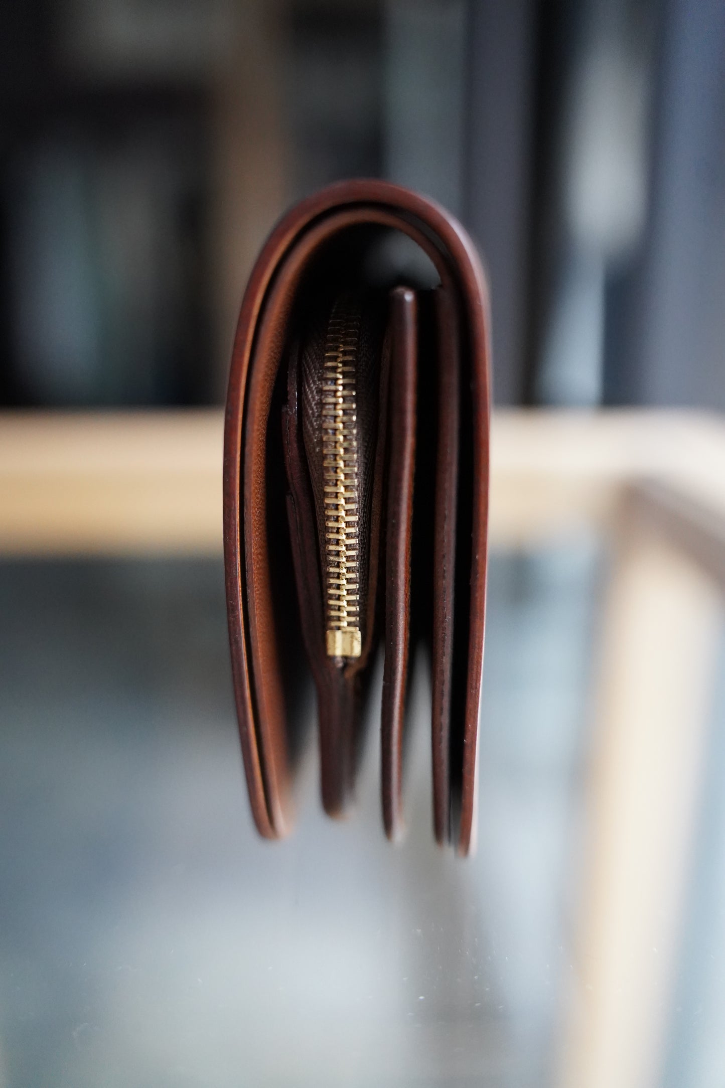 MEN　forme/フォルメ　Short wallet　CORDVAN  CIGAR