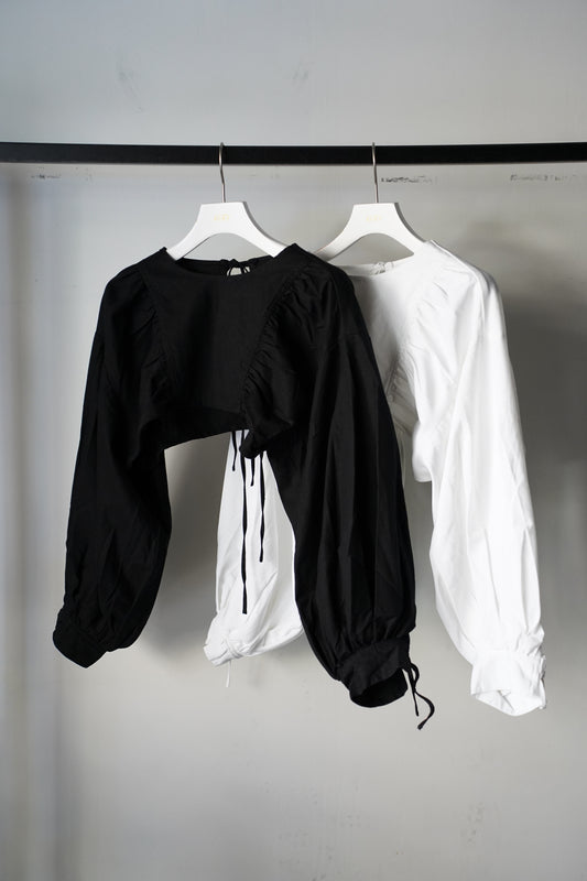 WOMEN　VIOLETTE ROOM　COTTON LINEN SHORT TOPS