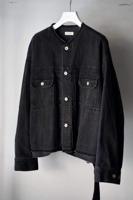 WOMEN　RYU KAGA　Belted denim jacket