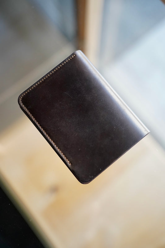 MEN　forme/フォルメ　Post wallet　CORDVAN dark cognac